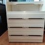 Vintage Dressing Cabinet  Vanity Unit with Triple Mirror & Built In Lights Image 5