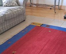 Huge Persian Gabbeh Rug Wool