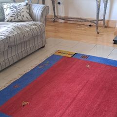Huge Persian Gabbeh Rug Wool