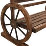 Garden Bench 112 cm Solid Firwood Image 7