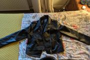 Ladies leather jacket worn only once, in perfect condition