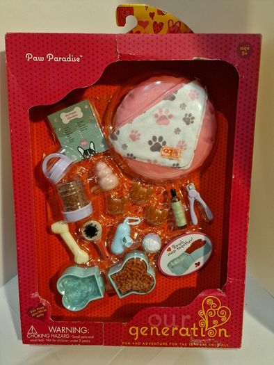 Our Generation Paw Paradise Pet Care Set - 15 Pieces (Complete)