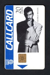 1996 Ireland 20 unit George Michael (Gemplus GEM1) Callcard Used. Telecom Eireann card number 1128.