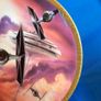 Decorative plate, Star Wars TIE Fighters , Hamilton Collection , ornament Image 3