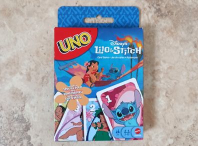 UNO Disney's Lilo and Stitch Card Game by Mattel - Ohana Rule Special Edition