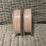 Double Satin Ribbon in Ivory - 3mm - 2x100m rolls Image 3