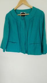 Green Linen Jacket