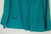Green Linen Jacket