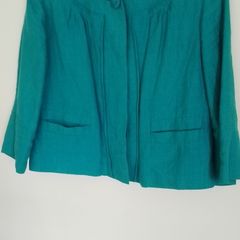 Green Linen Jacket