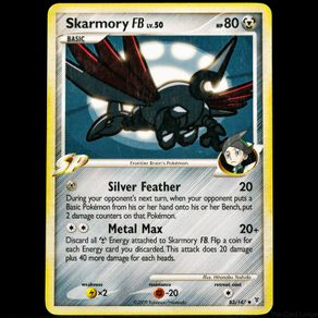 Skarmory [FB] Lv.50 83/147 Uncommon Platinum Supreme Victors Pokemon Card 2009