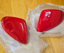 VW Golf Mk7 OEM Mirror Caps Tornado Red LY3D + Side Indicators