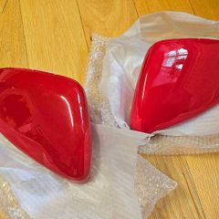 VW Golf Mk7 OEM Mirror Caps Tornado Red LY3D + Side Indicators