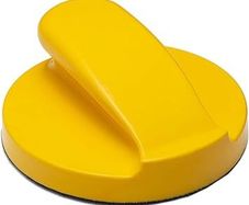 Glass Polish 15903 Hand Sanding Block, Hook & Loop Handheld Sanding Pad | 125 mm