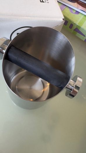 Stainless Steel Coffee Knock Box (Rocket Espresso) New