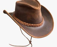 Cowgirl leather hat (S)