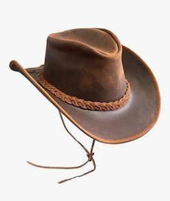 Cowgirl leather hat (S)