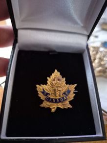 WW1 Canada - 47th Infantry Battalion (British Columbia) Canadian Expeditionary Force (CEF) Sweetheart Pin Brooch