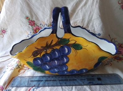 Hand Painted Spainish Fruit Basket