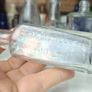 474 - Set of 6 Vintage Clear Glass Cork Screw Top Collectible Decorative Bottles Image 5