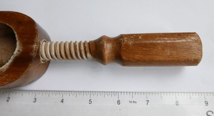Vintage French Nutcracker decor country chic shabby decoration old wood