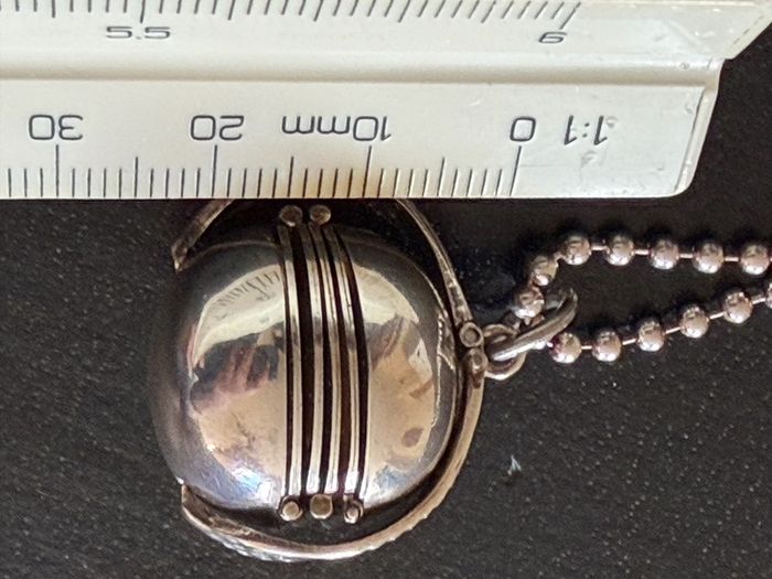 silver necklace