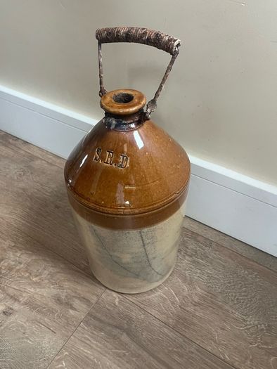 Antique WW1 SRD Rum Crock