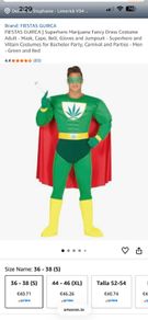 Captain Cannabis men's costume