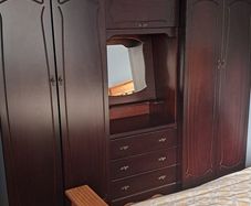 Mahogany solid wardrobe