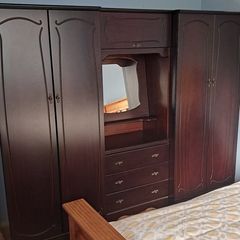 Mahogany solid wardrobe