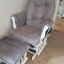 Nursing Rocking Chair & Footstool Image 3