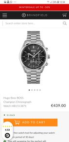 Hugo Boss  Champion Chronograph Watch