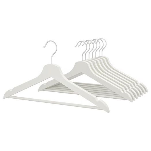 +40 pieces Ikea wooden hangers