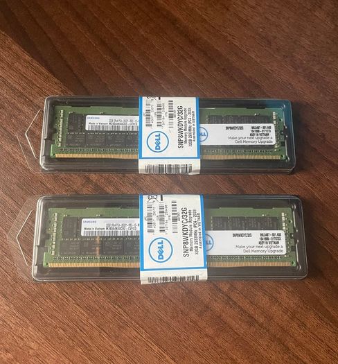 2 X 32gb Dell Ddr4 Ecc Ram