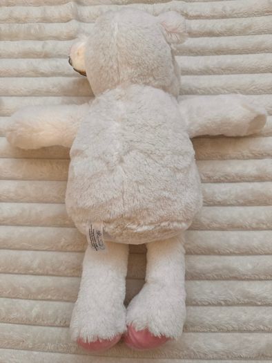 Mumbles White Pink Hippo Plush Soft Only approx. 25 cm. (without legs) MM606 Please see photos