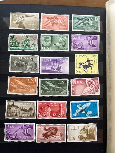 SPAIN Colonies album with stamps