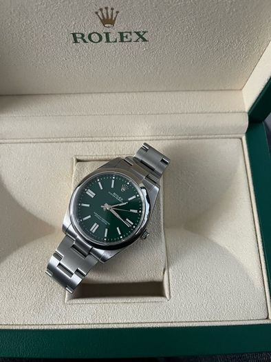 Rolex OP green 41m MINT condition