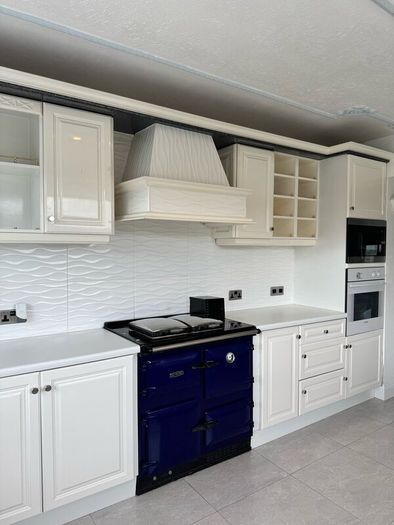 White Shaker Kitchen with Appliances