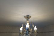 Vintage Style Crystal Chandelier Ceiling Light - 3 Arm