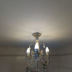Vintage Style Crystal Chandelier Ceiling Light - 3 Arm