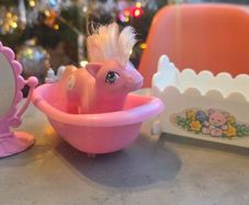 Tiddlywinks and Lullaby Nursey Accessories MLP G1 My Little Pony