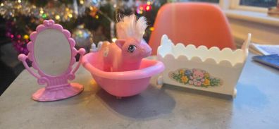 Tiddlywinks and Lullaby Nursey Accessories MLP G1 My Little Pony