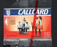 1991 Ireland 100 unit An tOireachtas Callcard was issued to promote the Oireachtas festival which celebrates the irish language and culture with Dame Lane address (Gemplus GEM1) Call Card Mint in Packaging