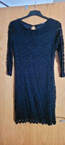 Black lace dress