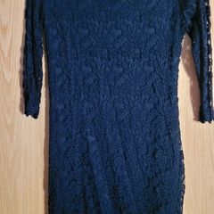 Black lace dress