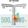 3 Function Sprayer Pull Out Mixer Tap - 360 Swivel Single Handle Tap for Bathroom or Kitchen - Chrome Image 2