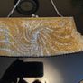 Gold Beaded Clutch Image 2