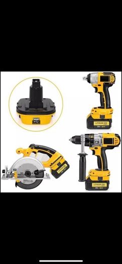 Battery Adapter DCA1820 for Dewalt 18V Tools Convert Dewalt 20V Lithium Battery for DC9096 DE9098