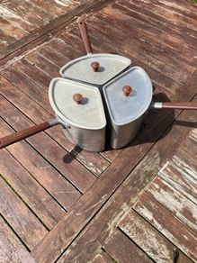 Vintage 1930's Crown Merton cooking set