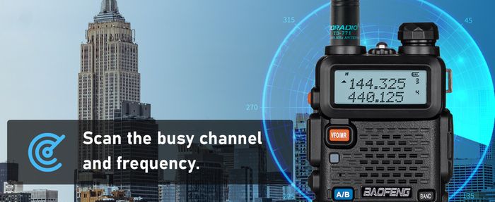 Ham Radio High Power Long Range Two-way Radio with 4pcs Battery and TD-771 Antenna,USB Charging Dual Band 2 way Radio Rechargeable Walkie Talkie with Earpiece for Survival Gear,2