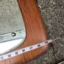 Stunning large mid-century Mirror on wood Image 4